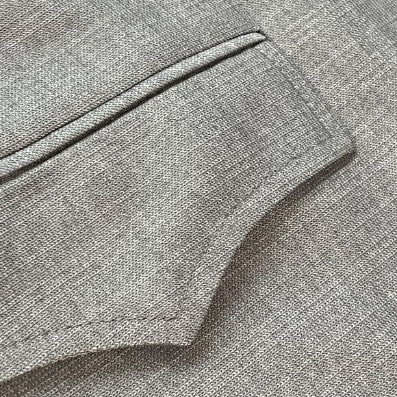 Vintage 80s Circle S Blazer Sport Coat Size 44R Single Breasted Gray Western - Picture 5 of 10